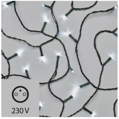 Lampki choinkowe 100 LED 5m IP20 zimna biel wewnętrzne EMOS (ZYK0104)